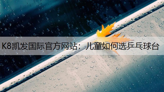 K8凯发国际官方网站：儿童如何选乒乓球台