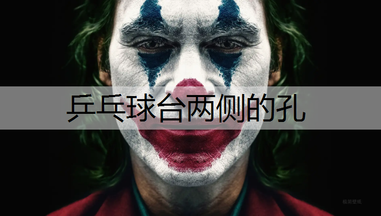 乒乓球台两侧的孔