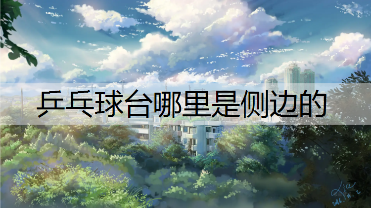 乒乓球台哪里是侧边的