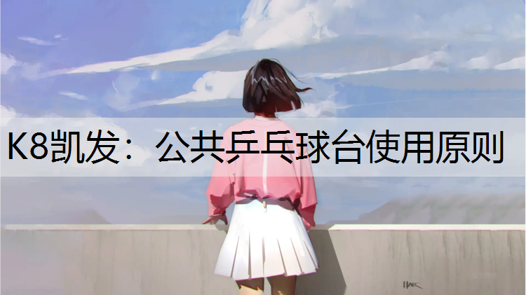 K8凯发：公共乒乓球台使用原则