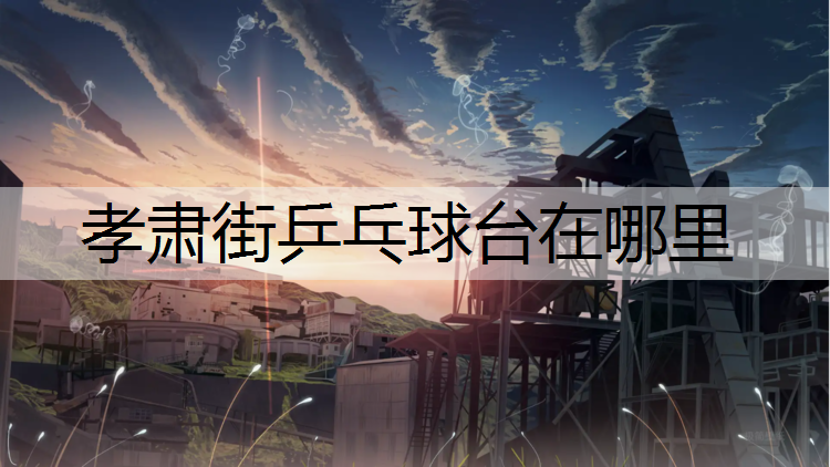 孝肃街乒乓球台在哪里
